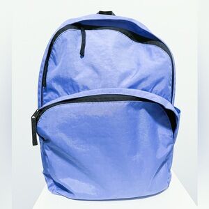 BAGGU Large Nylon Backpack in Pansy Blue